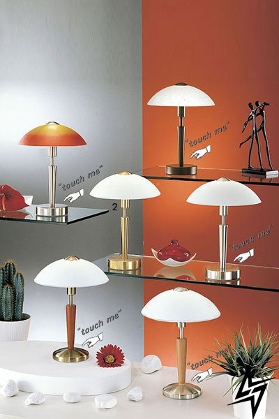 Декоративная настольная лампа Eglo Solo 1 87256 35930 фото в живую, фото в дизайне интерьера