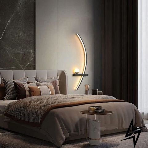 Настенное LED бра с выключателем 60&times;25 см черное 26-6122 фото