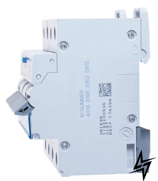 Диференціальний автоматичний вимикач ADM470C 6kA C-20A 30mA A Hager фото
