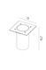 Грунтовый уличный светильник Norlys Rena 1555ST хром IP65 1555ST - изображение 3