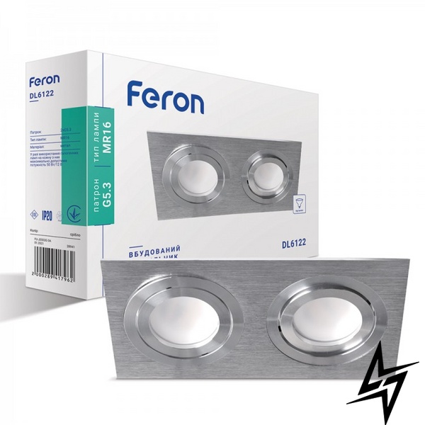Врезной точечный светильник Feron 28941 Dl6122  фото в живую, фото в дизайне интерьера