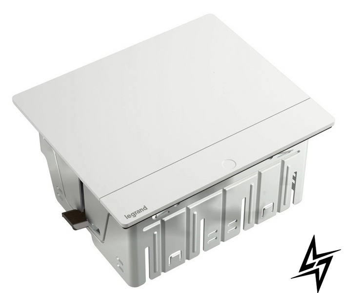 Висувний люк на 4 модулі Legrand 654801 Incara порожній з монтажним комплектом Білий фото