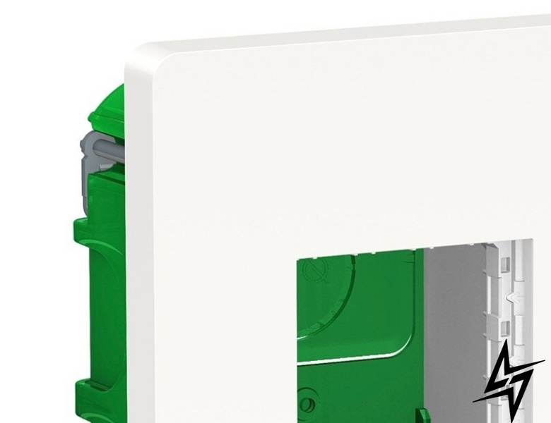 Вбудована установча коробка NU172418 Unica System + 2х2 (білий) Schneider Electric фото