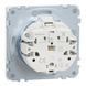 Розетка з/к 250V/16А захисні шторки System Design білий матовий Merten MTN2300-6037 - зображення 7