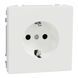 Розетка з/к 250V/16А захисні шторки System Design білий матовий Merten MTN2300-6037 - зображення 6