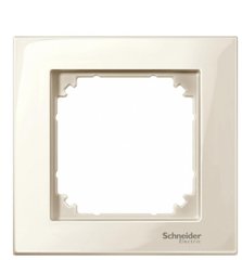 Рамка 1-пост Schneider Electric Merten M-Plan бежевый MTN515144