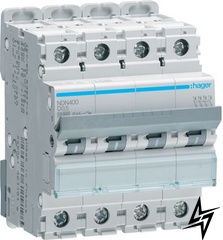Автоматический выключатель Hager NDN400 4P 0,5A D 10kA фото