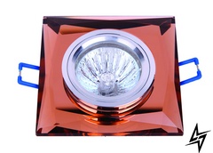 Врезной точечный светильник M23-24237 коричневий LVS0248 фото в живую, фото в дизайне интерьера