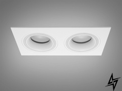 Точечный светильник Alumo D23-31432 Белый QXL-1732-S2-WH фото в живую, фото в дизайне интерьера