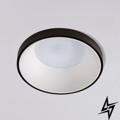 Врезной точечный светильник TIKO WH+BK 12042 MJ12042 фото в живую, фото в дизайне интерьера