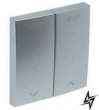 Клавіша вимикача жалюзі Logus 90 алюміній 90613 TAL Efapel фото
