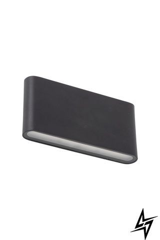 Уличный настенный светильник TK Lighting Arwena 18185 встроенный LED-модуль 12 Вт 3000 K черный и прозрачный 9 &times; 17,5 &times; 3 см фото