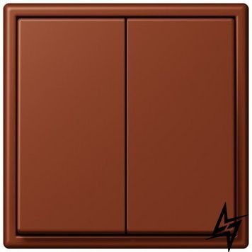 LC9954320D Les Couleurs&reg; Le Corbusier Кнопка для Двоклавішний вимикача terre sienne brulee 59 Jung фото