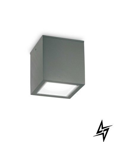 Настенный уличный светильник Ideal Lux Techo 251516 серый 20 Вт IP54 251516 фото