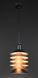 Потолочная люстра подвесная на 1 лампочку L23-37447 Черный BM51/1-bk фото в дизайне интерьера, фото в живую 3/4