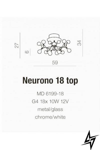 Люстра Azzardo Neurono 18 Top AZ0553 хром 18&times;G4 34&times;59 см AZ0553 фото