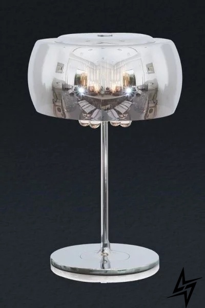 Декоративна настільна лампа Zuma Line T0076-03E Crystal 78135 фото наживо, фото в дизайні інтер'єру