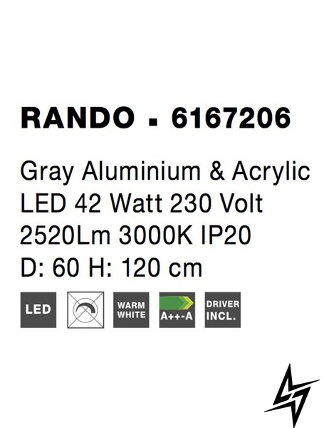 Люстра Nova luce Rando 6167206 LED  фото наживо, фото в дизайні інтер'єру