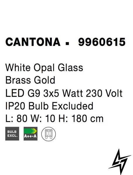 Підвісний світильник Nova luce Cantona 9960615  фото наживо, фото в дизайні інтер'єру