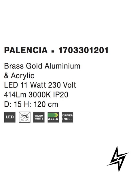 Підвісний світильник Nova luce Palencia 1703301201 LED  фото наживо, фото в дизайні інтер'єру
