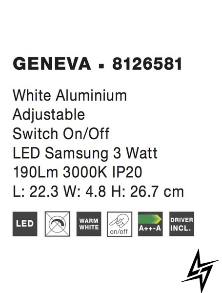 Настенный светильник бра Nova luce Geneva 8126581 ЛЕД  фото в живую, фото в дизайне интерьера