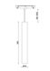Магнитный подвесной светильник ArtShine W1028 Stick D40 L300 12W 3000K 960Lm 48V 24° Белый фото 2/3