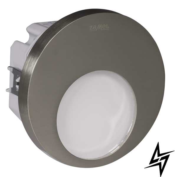 Настінний світильник Ledix Muna 02-221-21 врізний Сталь 5900K LED LED10222121 фото наживо, фото в дизайні інтер'єру