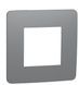 1-постовая рамка Schneider Electric NU280221 Unica Studio Color, серая, матовая, пластик NU280221 - изображение 1