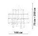 Люстра Friendlylight Spectre FL5075 хром 62 Вт 3000 K FL5075 - зображення 4