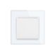 Одноклавишный проходной выключатель Livolo белый стекло (VL-C7K1S-11) фото 3/6