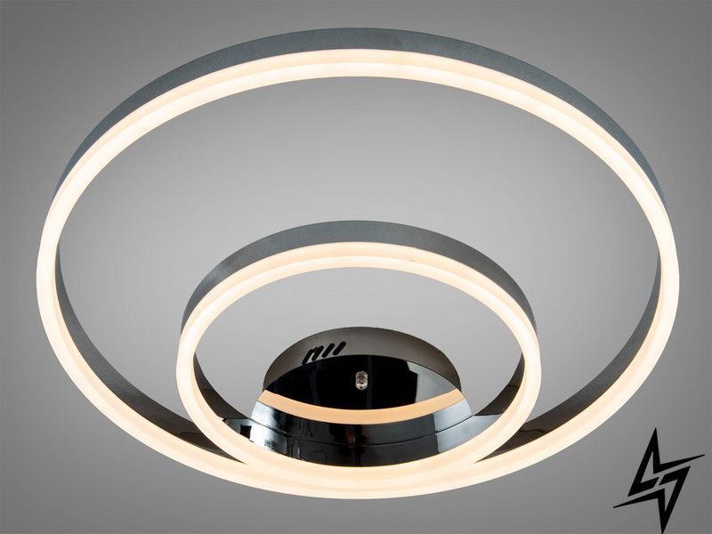 LED люстра кольца хром 58 Вт выключатель Danete 26-23333 фото