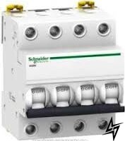 Автоматичний вимикач Schneider Electric A9F85410 Acti9 4P 10A D 10kA фото