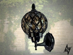 Светильник садово-парковый D23-31122 Черный DJ070-S-W1 BK фото в живую, фото в дизайне экстерьера