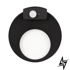 Настенный светильник Ledix Muna 02-222-62 врезной Черный 3100K с датчиком ЛЕД LED10222262 фото в живую, фото в дизайне интерьера
