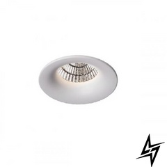 Врезной точечный светильник Mistic EYELET 6W IP44 матовый белый 5411090 ЛЕД  фото в живую, фото в дизайне интерьера