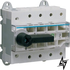 Модульний вимикач навантаження HA308 в 95мм² 3P 200А з видимим розривом Hager фото