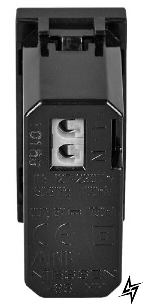 USB розетка Zenit N2185 AN 1М (антрацит) 2CLA218500N1801 ABB фото