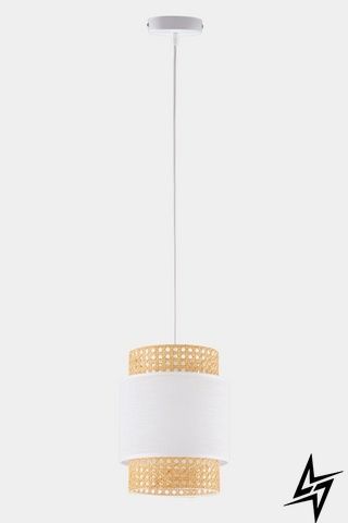 Люстра TK Lighting Boho 6528 біла E27 фото