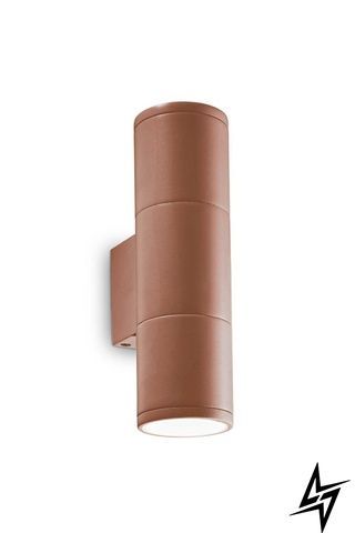 Уличный настенный светильник Ideal Lux 163635 Gun Ap2 Small Coffee фото