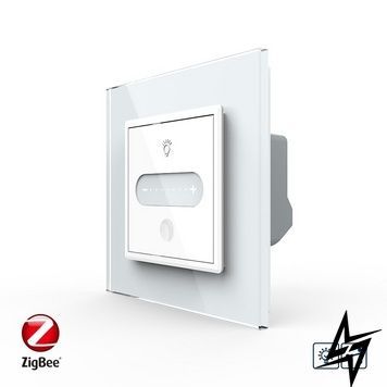 Умный сенсорный проходной/перекрестный диммер Livolo белый ZigBee (VL-C7FC1SDZ-2WP) фото