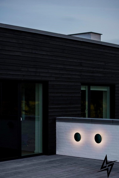 Настінний фасадний вуличний світильник Nordlux Flint 46941003 LED 20159 фото наживо, фото в дизайні екстер'єру