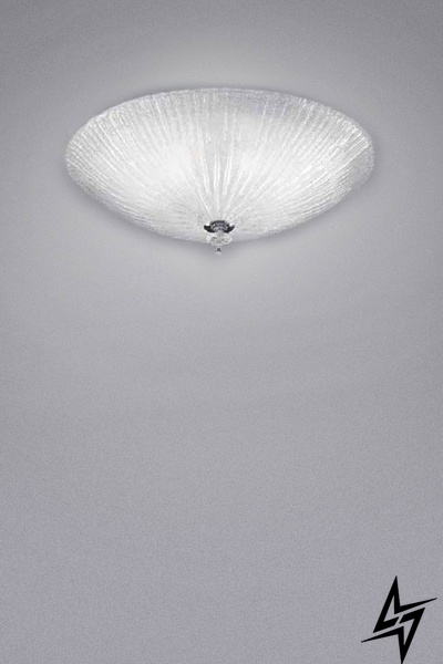 Люстра пристельова Ideal Lux Shell Pl4 Trasparente 8615 46203 фото наживо, фото в дизайні інтер'єру