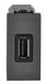 USB розетка Zenit N2185 AN 1М (антрацит) 2CLA218500N1801 ABB фото 1/4