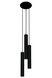 Люстра Nowodvorski Eye L 8917 на 3 лампы GU10, черная, 130 &times; 20 см - изображение 1