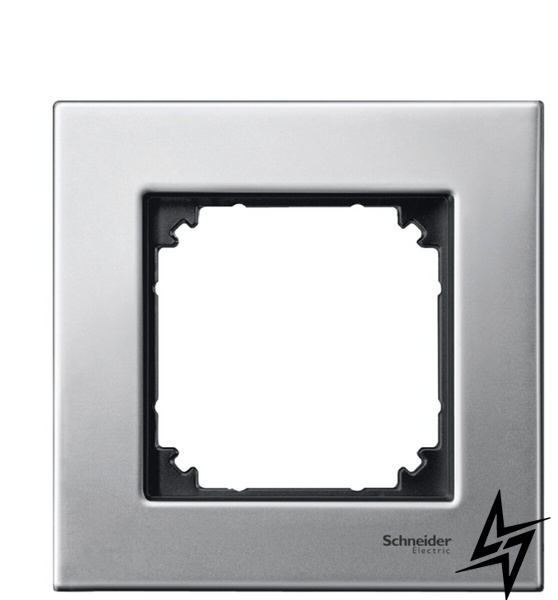 Рамка одинарная M-ELEGANCE metal платина Schneider Electric Merten MTN403160 фото