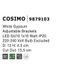 Гіпсовий врізний точковий світильник Nova luce Cosimo 9879103 - зображення 3