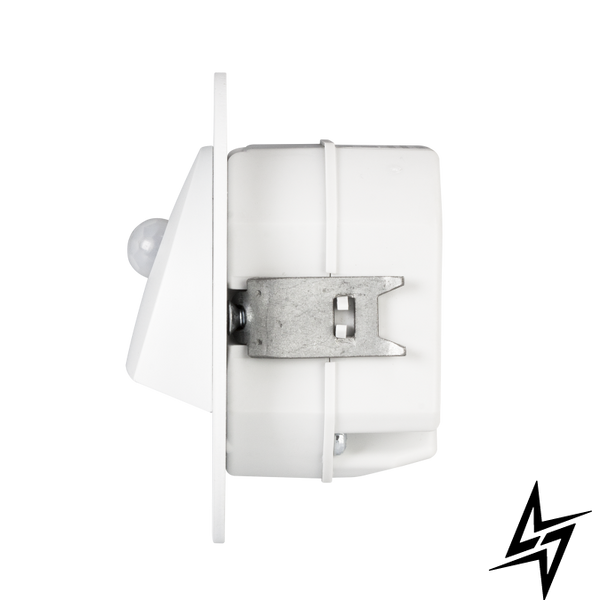 Настенный светильник Ledix Rubi с рамкой 09-212-51 врезной Белый 5900K 14V с датчиком ЛЕД LED10921251 фото в живую, фото в дизайне интерьера