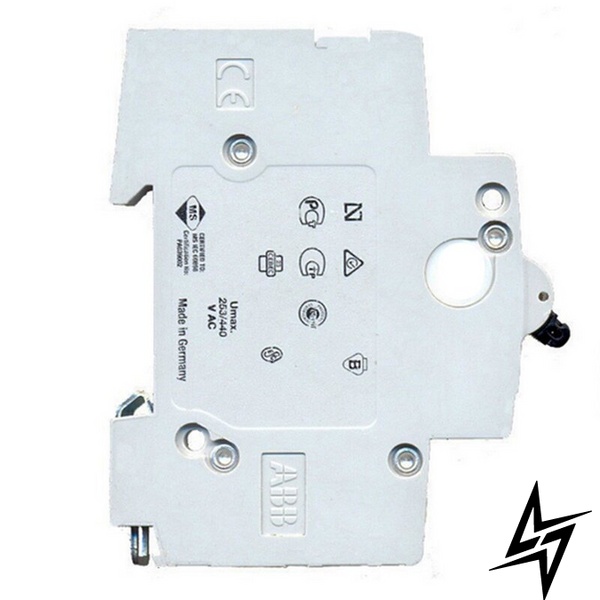 Автоматичний вимикач ABB 2CDS212001R0204 SH200 2P 20A C 6kA фото