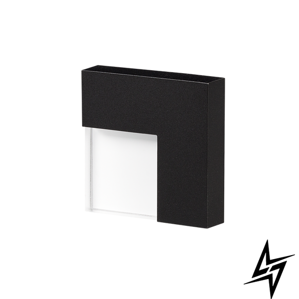 Настінний світильник Ledix Tico без рамки 04-111-61 накладний Чорний 5900K 14V LED LED10411161 фото наживо, фото в дизайні інтер'єру