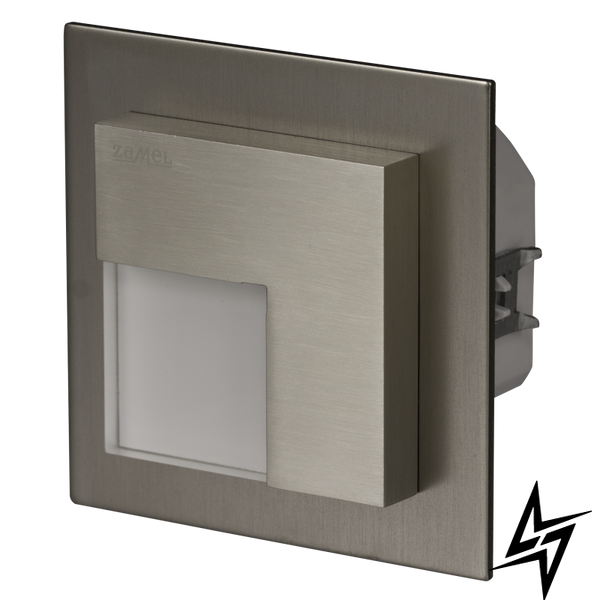 Настінний світильник Ledix Timo з рамкою 07-221-21 врізний Сталь 5900K LED LED10722121 фото наживо, фото в дизайні інтер'єру